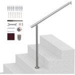 Rampes pour marches exterieures , kit de garde - corps de terrasse de 31, 5 pouces / 80 cm, montage mural ...