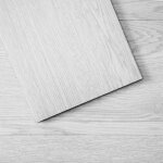 Vevor revetement de sol en vinyle auto - adhesif 914 mm x 152 mm, dalle de sol en grain de bois gris ...
