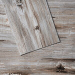 Vevor revetement de sol en vinyle auto - adhesif 914 mm x 152 mm, dalle de sol grain de bois vintage, ...