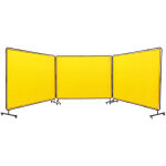 Mophorn - vevor rideau de soudage avec cadre 3 panneaux ecran rideau de protection pour soudure 1, 8x2, ...