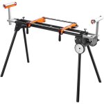 Vevor support pour scie a onglet universel capacite de charge 249, 5 kg, pietement pour scie pliable ...