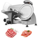 Vevor trancheuse electrique commerciale 340 w trancheuse a jambon lame 250 mm 360 tr / min trancheuse ...