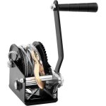 Vevor treuil manuel capacite de traction 362, 8 kg treuil de remorque de bateau manivelle robuste avec ...