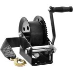 Vevor treuil manuel capacite de traction 725, 7 kg treuil de remorque bateau manivelle robuste avec sangle ...