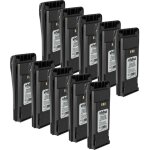 Vhbw 10x batterie compatible avec motorola dp1400, dp1000, ep450, cp380, cp360, cp340, cp250, cp200xls ...