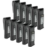 Vhbw 10x batterie compatible avec motorola dp1400, dp1000, ep450, cp380, cp360 radio talkie - walkie ...