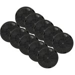 Vhbw 10x filtres � charbon actif compatible avec bosch dhl785c, dhl575c, dhl885c, dwk09g660, dwk09g620 ...