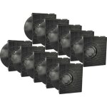 Vhbw 10x filtres � charbon actif compatible avec elica ciak, ciak 2. 0 s gr / a / 60, ciak 2. 0 s gr ...