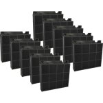 Vhbw 10x filtres � charbon actif compatible avec elica sofiah10ix / a / 60, sofiah10ix / a / 90, sofiah6ix ...