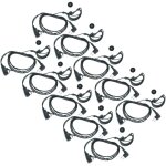 Vhbw 10x oreillette compatible avec motorola gp88, gp300, gp73, gp600, gp68, cp040 radio talkie - walkie ...