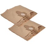 Vhbw 10x sacs compatible avec bosch type w (uni) aspirateur - 31, 5cm x 19cm