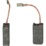 Vhbw - 2x balais de charbon 20 x 10 x 6, 1 mm compatible avec duss duax p60, pk 75, pk 35, pk 45, p90 ...