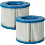 2x cartouche filtrante remplacement pour arebos ar - 6fk, 4260627422975 pour spa, bain � remous - filtre ...