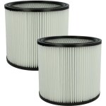 Lot de 2x filtres � cartouche compatible avec shopvac ultra pump vac 45 aspirateur - filtre pliss� - ...