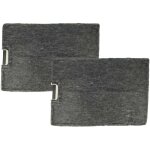 Vhbw - 2x filtres � charbon actif compatible avec neff d8930 stainless - steel d8930n0gb hotte aspirante ...