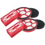 Vhbw 2x filtre hepa, 2x filtre protection moteur compatible avec dirt devil rebel 25hf, 25hfc, 35parquet, ...