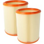 2x filtres � lamelles compatible avec nilfisk attix 8 gallon / as / e, 791 - 2m / b1, 791 - 21 ec aspirateur ...
