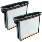 Vhbw 2x filtre pliss� plat f8 compatible avec spit ac1630p, ac1625, ac1600, ac1630pm aspirateur sec / ...