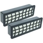Vhbw 2x filtre remplacement pour siemens 00794784 pour aspirateur - filtre hepa noir / blanc
