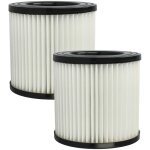 Vhbw 2x filtre compatible avec stanley sxvc20xte aspirateur - filtre hepa blanc