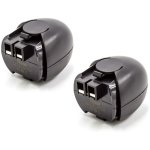 2x batterie compatible avec metabo 00064000, 6. 00064. 50, 6. 00059. 51, 6. 00063. 50, 6. 00059. 50 outil ...