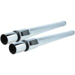 2x tube d'aspirateur compatible avec hilti aspirateur - raccord 35 mm, 60 - 97cm, noir / argent - vhbw ...