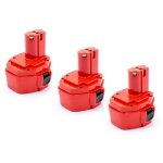 Vhbw - 3x batterie compatible avec makita ub140dwa, ub140dwb outil �lectrique (1500 mah, nimh, 14, 4 ...