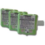 3x batterie compatible avec switel wt237 radio talkie - walkie (700mah, 4, 8v, nimh) - remplacement pour ...