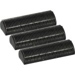 Vhbw 3x bloc de lames compatible avec braun synchron plus de luxe, plus rasoir, noir / argent