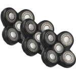 Vhbw 3x ersatz - scherk�pfe kompatibel mit philips arcitec 1000 serie elektrorasierer, schwarz