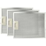 Vhbw 3x filtre anti - graisse compatible avec gorenje dk600e, fcc / 2002, dkgo925e, du640e hotte de cuisine ...