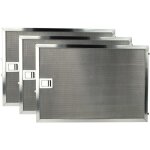 Vhbw 3x filtre anti - graisse remplacement pour alapure mfr051 pour hotte de cuisine - 36, 8 x 25, 4 ...