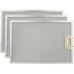 Vhbw 3x filtre anti - graisse compatible avec siemens lc 98 wb 521 hotte de cuisine - 38, 8 x 26, 5 x ...