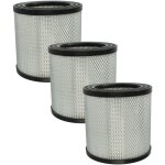 3x filtre � cartouche compatible avec kraft nts 1400 - 30 aspirateur - filtre pliss� - vhbw