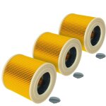 3x filtre pliss� compatible avec stanley sxvc25ptde, sxvc30xtde, sxvc30, sxvc50xtde, sxvc35ptde aspirateur ...