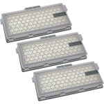 3x filtre compatible avec miele compact c1, complete c2, c2, c1 ecoline, c2 powerline aspirateur - filtre ...