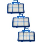 3x filtre compatible avec philips powergo fc8243 / 09, fc8244 / 09, fc8245 / 09 aspirateur - filtre hepa ...