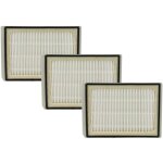 3x filtre compatible avec siemens bosch bbs6115 / 04, bbs7253eu / 08, bbz8sf1, bsa100003 aspirateur - ...