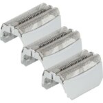 Vhbw 3x grille double compatible avec braun 550, 530, 360 complete, 550s, 560, 530s, 540, 550cc rasoir ...