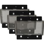 Vhbw 3x grille de rasoir remplacement pour braun 3000 interface pour rasoir, argent / gris