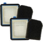 Lot de 4 filtres compatible avec bork v800 aspirateur - filtre hepa, filtre pr� - moteur - vhbw