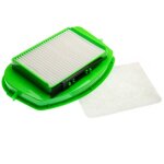Lot de 4 pi�ces filtres / pinceau compatible avec moulinex mo2731pa / 4q0, mo2759pa / 4q0 aspirateur ...