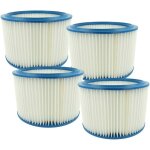 4x cartouche filtrante compatible avec nilfisk alto ivb 995 type 22, ivb 965 sd xd aspirateur - filtre ...
