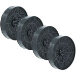 Vhbw 4x filtres � charbon actif compatible avec electrolux eft690w hotte aspirante