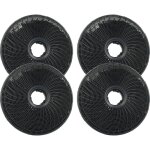 4x filtres � charbon actif compatible avec electrolux lfv719tk, lfv619w, lfv619y, lfv619k, lfv619r, lfv616y ...