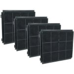 Vhbw 4x filtres � charbon actif remplacement pour airforce fch238, affca238, airfch238, afcfca238 pour ...