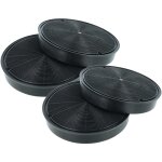 Vhbw 4x filtres � charbon actif remplacement pour zanussi e3cff62, eff62, 8718868949578, 50290659007, ...