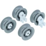 Vhbw 4x roulette pour panier inf�rieur compatible avec blaupunkt 5vf5x03hte / 43, 5vf5x03hte / 40 lave ...