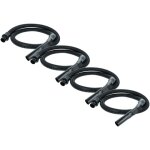 Vhbw 4x tuyau flexible compatible avec nilfisk gd 1000, gd 111, gd 2000, gd 1010, gd 1005 aspirateurs ...