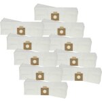 Vhbw 50x sacs compatible avec fimap fa 15 aspirateur - 59cm x 17, 5cm blanc